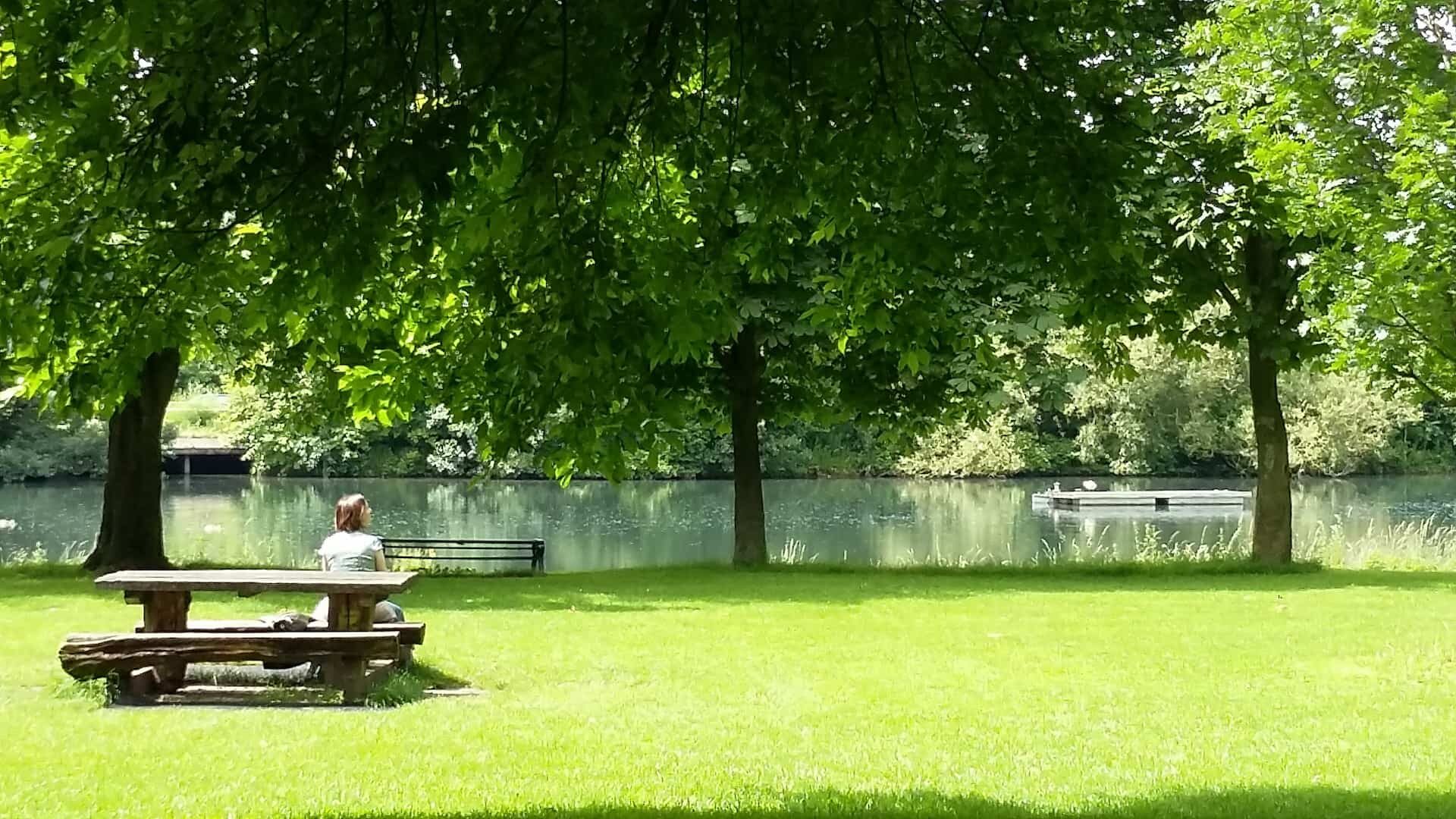 Pause près de l'eau